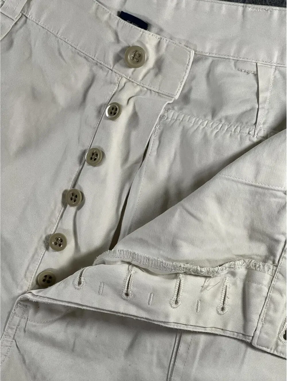 VTG Ralph Lauren Polo Sport Sportsmen Men's Beige Shorts Military Button Fly 38